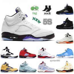 2023 Men Jumpman 5 Basketball Shoes 5s Easter Oreo 12s Flu Game Twist Stone Blue 12 ALTERNATE GRAPE Mens Trainers Outdoor Sports Sneakers JORDON JORDAB