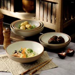 Plates Design Nordic-style Tableware Noodle Beef Plate Ceramic Deep Pasta