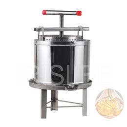 Stainless Steel Honey Extractor Nature Juice Make Machine Manual Beewax Honeycomb Presser