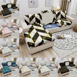 Chair Covers Geometry Sofa Seat Cushion Cover Elastic For Living Room Stretch Washable Removable Furniture Protector 1-4 Seater