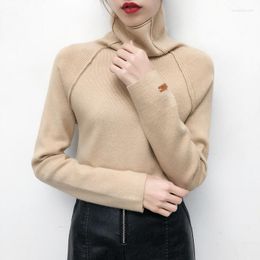 Women's Sweaters Turtleneck Cashmere Pullover Sweater Women 2022 Autumn Winter Jersey Mujer Pull Femme Hiver Jumper Knitwear Knitted