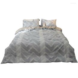 Bedding Sets Simple Stripe Three Piece Set Of Single Double Dormitory Student Bed Sheet Cover Cotton Four