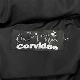 Corvidae Winter Down Jacket Parkas Съемное пальто носить высочайшее качество оригинальной вышивки теплоты куртки