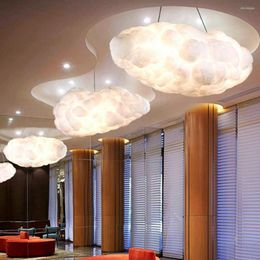 Ceiling Light Decorative Cloud Shape LED Hanging Lamp High Brightness Lightweight Energy-saving