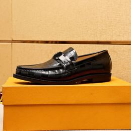 2023 Men's Formal Genuine Leather Dress Shoes Brand Fashion Casual Wedding Party Oxfords Mens Business Flats Size 38-45