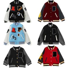 kids clothes designer jackets ape Coats Varsity Children Casual baby Clothings cool Youth Boys Girls Outerwear Letter Embroidery clothes Toddler Baseball Uniform