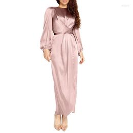 Ethnic Clothing Muslim Dress Women Caftan Marocain Big Swing A-line Turkey Islamic Clothes Ramadan Abaya Dubai Long Robe Vestido Evening