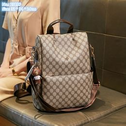 Wholesale ladies shoulder bag 3 Colours outdoor travel sports fitness leisure leathers backpacks Oxford fashion handbag anti-theft leather printed backpack