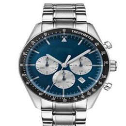 classic fashion Quartz Chronograph Men's Watch Trophy Herrenuhr 1513630 Analogue Multifunktion Edelstahl Silber b214Y