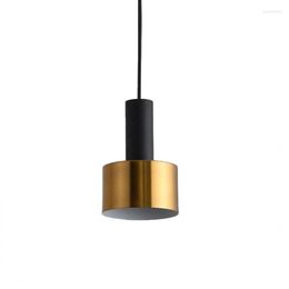 Pendant Lamps Nordic Lamp Creative Restaurant Modern Hanging Lighting Fixture Bar Table Bedside Bedroom Golden E27 Indoor Decor Light