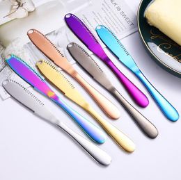 Stainless steel cheese tools butter knife Spatula with holes Bread jam knife-Cheese Butter-Knife Dinner Tools Tableware SN571