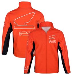 2022 New MOTO Racing sweatshirt zip-up collar casual motorcycle sweatshirt custom plus size190g