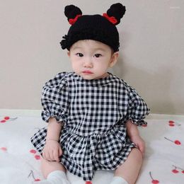 Hats Children Baby Boy Girl Hat Cap Skullies Beanies Winter Warm Knitted Crochet Kids And Caps Cute Bun Pography Props