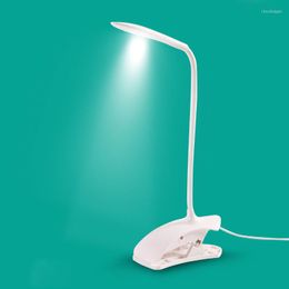 Table Lamps LED Creative Small Lamp Children Learning Eye USB Bedside Clip Gift Use Home Office Dorm