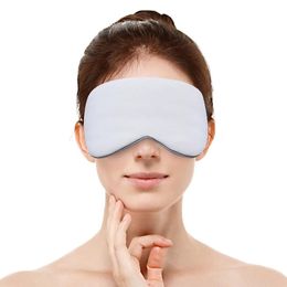 Favor Double-sided Warm And Cool Sleep Eye Mask For Women Man Travel Nap Lightproof Eyes Cover Soft Skin-friendly Health Eye Patch RRD36