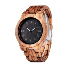 BOBOBIRD Wooden Watchs Wood Wrist Watches Natural Calendar Display Bangle Gift Relogio Ships From United States 13022