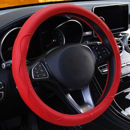 Steering Wheel Covers Universal Car PU Cover Leather Anti-slip Skidproof Durable 38CM For Z3 Z4 E85