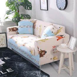 Chair Covers Stretch Sofa Slipcover Printed Pattern Couch Cover Furniture Dust Protection Living Room Pets Soft Home Gadget