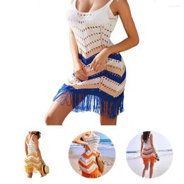 Women's Swimwear Grid Creative Loose Bikini Cover Up For Adult Swimsuit