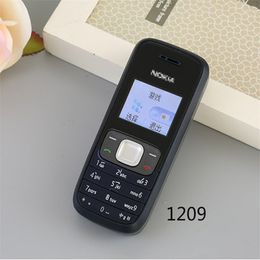 Original Refurbished Cell Phones Nokia 1209 GSM 2G For chridlen Old People Gift Phone