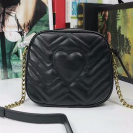 High Quality New Women Handbags Gold Chain Shoulder Bags Crossbody Disco Messenger Bag Purse Wallet 5 Colours 21CM213H