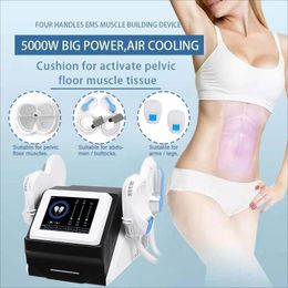 Professional Muscle Stimulator EMS muscle sculpting body shaping fat reduce 2/4 handles HIEMT with RF EMSLIM neo slimming machine weight loss beauty equipment