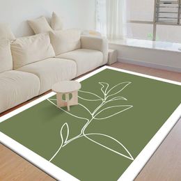 Carpets Pastoral Style Living Room Decoration Carpet Modern Abstract Large Area Rugs For Bedroom Lounge Rug Home Anti-slip Floor Mat
