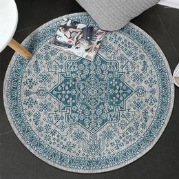 Carpets American Style Carpet Living Room Circular Hanging Chair Rug Decoration Bedroom Round Study Coffee Table Mat Non-slip