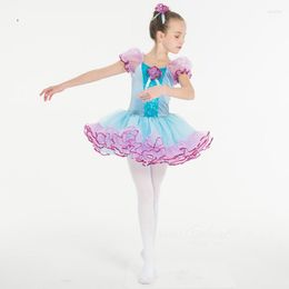 Stage Wear Children's Fluffy Tutu Skirt Dress Princess Ballet Professional Performace