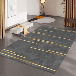 Carpets Nordic Luxury Carpet Living Room Big Size 200x300 Modern Simple Decoration Home High-grade Floor Mats Bedroom Decor Bedside Rug