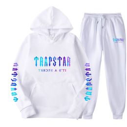 Tracksuit Printed 2 Pieces Set Unisex Hoodies Fleece Sweatshirt Pants Suit Hoodie Sportswear Jogging Men's Sets