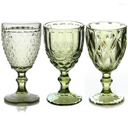 Wine Glasses Portsble Glass Drinking 3pcs / Lot Wedding Party Cup Glassware Water For Christmas 300ml 10oz