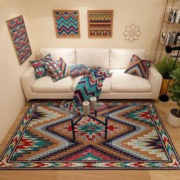 Carpets Ethnic Retro Carpet Living Room Coffee Tables Mat Decoration Home Big Size Bohemian Persian Rug Bedroom Decor Bedside