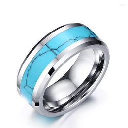 Wedding Rings 8mm Tungsten Carbide Ring Engagement Bands For Men Women Vintage Jewellery