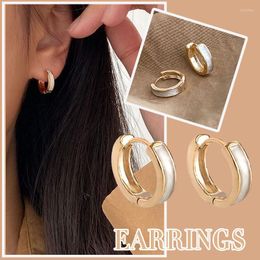 Hoop Earrings Vintage For Women Fashion Ear Accessoires Electroplated Copper Alloy Jewellery Gift Girls 2022