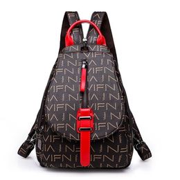 2022 Genuine Leather PU School Bags Backpack Style Leisure Handbag Woman bag girl Fashion Bags Mini high-capacity 608244T