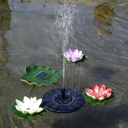 Garden Decorations Solar Powered Fountain Pool Pond Outdoor Decor Water Floating Decoration Pump