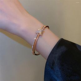 Charm Bracelets South Korea Set Diamond Bracelet Temperament Light Luxury High Sense Of INS Niche Design Hand Ornaments