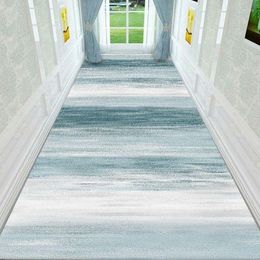 Carpets Modern Simple Long Corridor For Hallway Living Room Decoration Home Anti-skid Floor Mat El Lobby Stairway Area Rug
