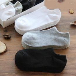 Men's Socks 10 Pairs/Lot Men Cotton Summer Simple Solid Colour Casual Breathable Sweat Boat High Quality Short Thin