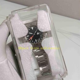 Real Po And Gift Box BP Factory Men's Vintage Watch Men 40mm Black Dial 1978 Old Style 1655 Orange Hand Freccione Asia 281299j