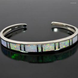 Bangle Cute White Fire Opal Silver Wholesale Sell For Women Jewelry BNT1711005