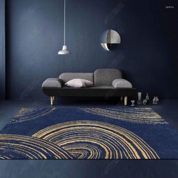 Carpets Nordic Modern Luxury Carpet Creative Abstract Geometric Decoration Living Room Large Area Rugs Bedroom Decor Floor Mats