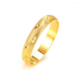 Bangle Openable Dubai Gold Bangles 65mm 10mm Width Women Men 1pcs Bracelets African European Ethiopia Girls Bride Gift