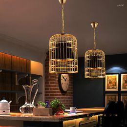 Pendant Lamps Modern Gold Light Romantic Nordic Design Droplight Bedroom/Restaurant /Coffee Led Decoration Hanging Lamp Lamparas