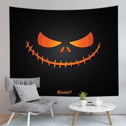 Tapestries Halloween Design Tapestry Art Blanket Window Wall Curtains Hanging In The Bedroom Living Room Large Size