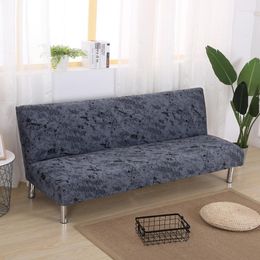 Chair Covers Easy Install Stretch Elastic Sofa Cover Without Armrest Folding Bed Fundas De Armless Couch For Living Room