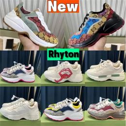 Men Sneaker ggsgg Vintage Designer Mouse Sneakers Casual Trainers Shoes Chaussures Platform Women Strawberry Rhyton Mouth Shoe Multicolor eryt