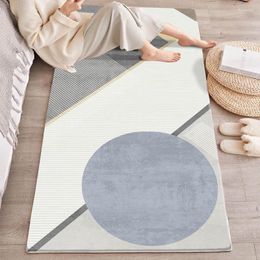 Carpets Modern Minimalist Rugs For Bedroom Decor Bed Room Decoration Teenager Bedside Area Rug Non-slip Carpet Thicken Floor Mat