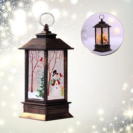 Night Lights Christmas Lantern Light Santa Claus Snowman LED Lamp Decor For Home Tree Ornament Xmas Gifts Navidad Year 2022